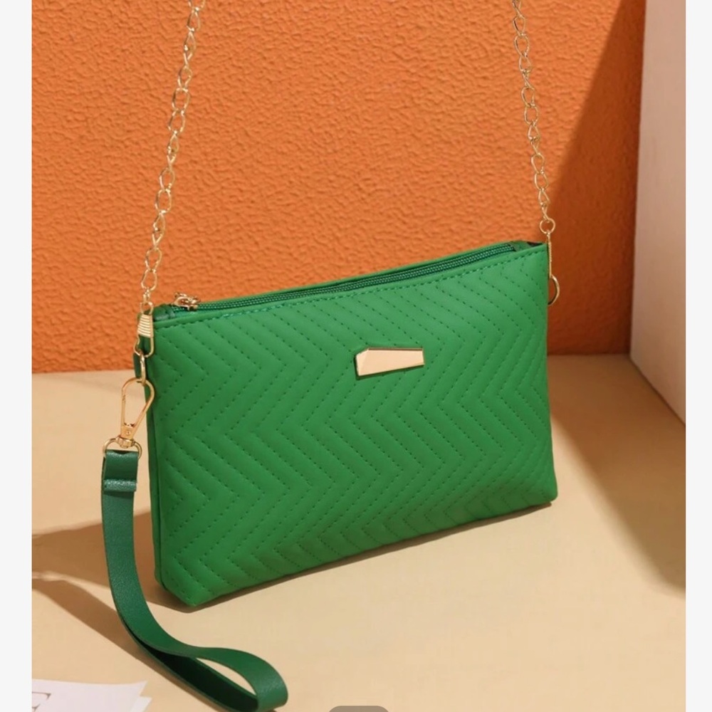 Mini Straw Simple Solid Color Shoulder Handbag, C… - image 1